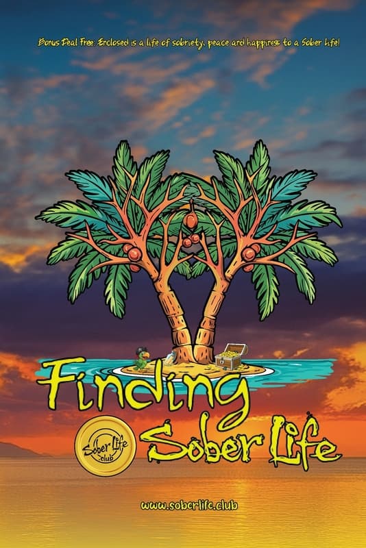Finding Sober Life book cover — a mindfulness-based sobriety manual with 19 chapters by AJ